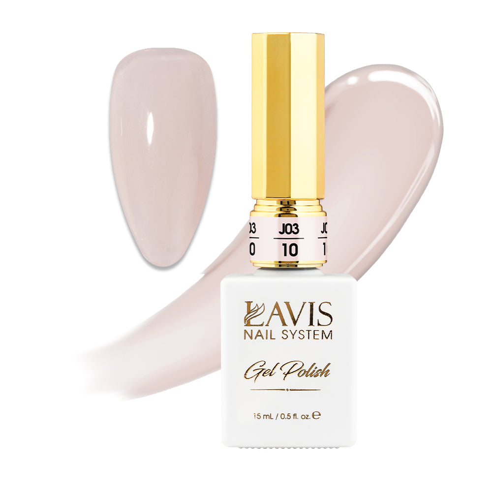 LAVIS J03 - 10 - Gel Polish 0.5oz - Bare With Me Collection