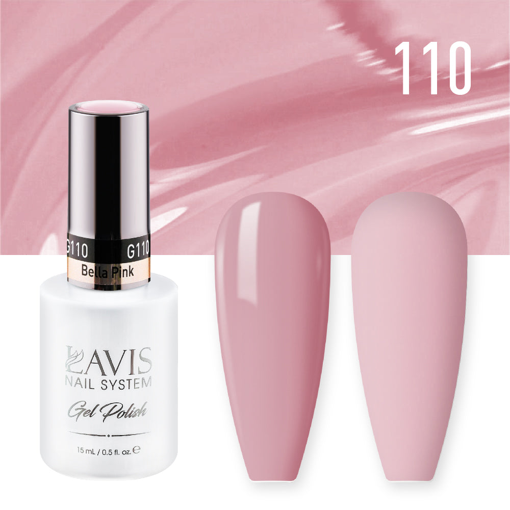 LAVIS 110 Bella Pink - Gel Polish 0.5oz