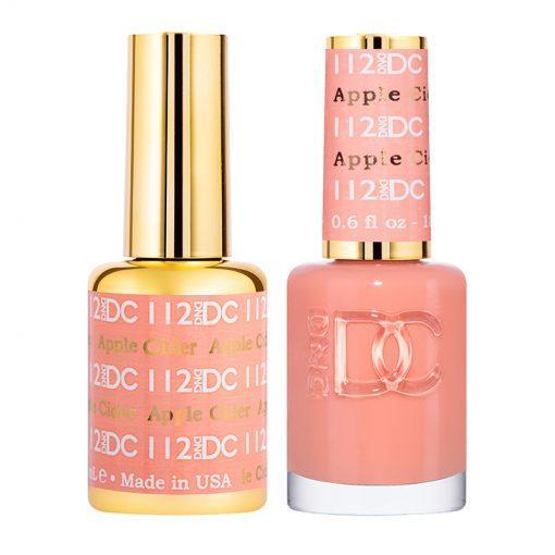 DND DC Gel Nail Polish Duo - 112 Coral Colors - Apple Cider