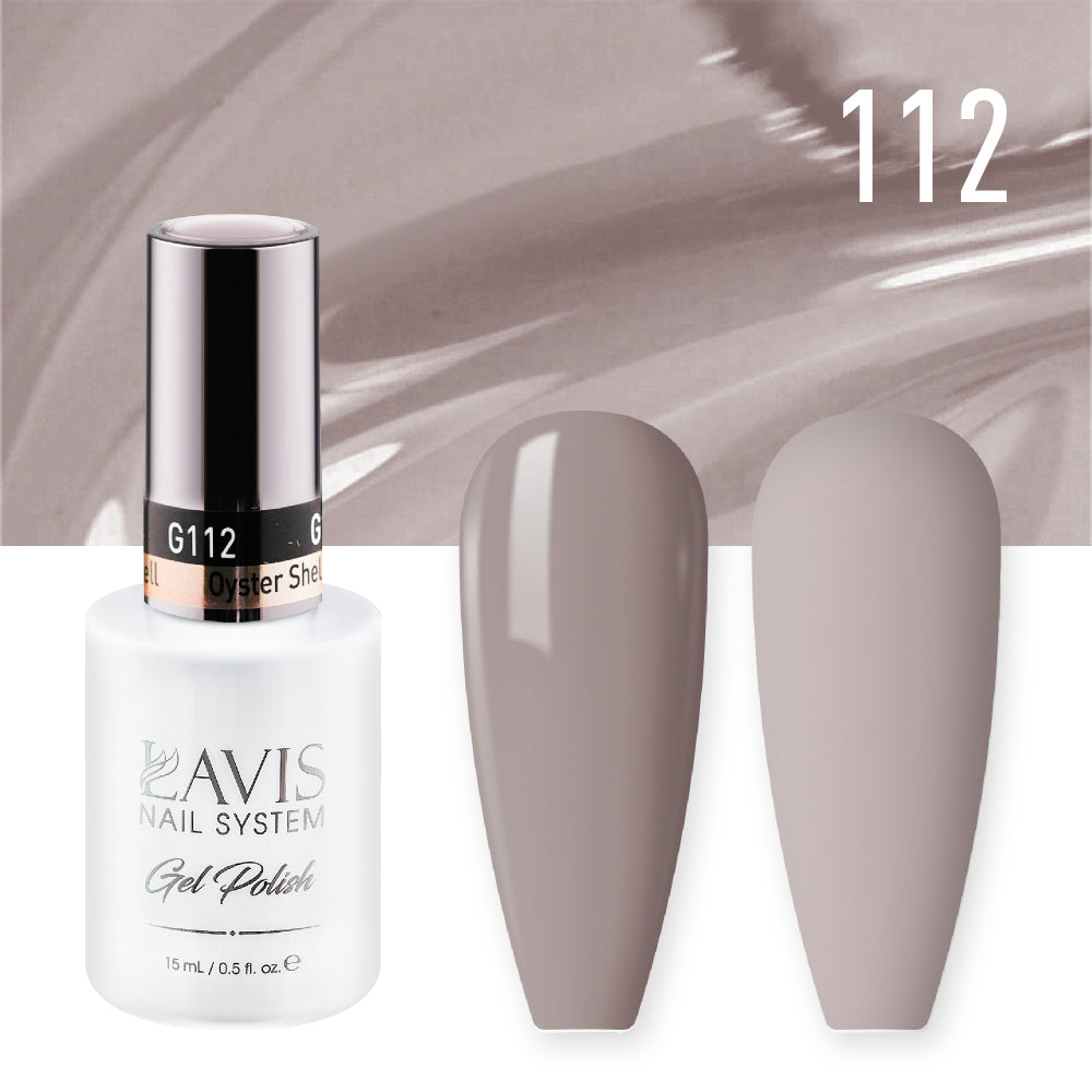 LAVIS 112 Oyster Shell - Gel Polish 0.5oz