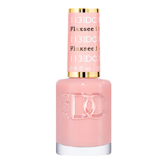 DND DC Nail Lacquer - 113 Coral Colors - Flaxseed Oil