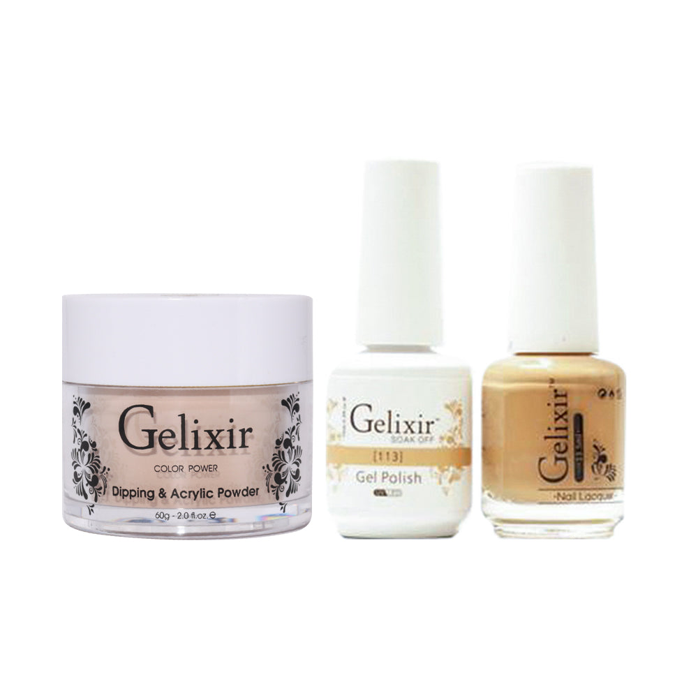 Gelixir 3 in 1 - 113 - Acrylic & Dip Powder, Gel & Lacquer