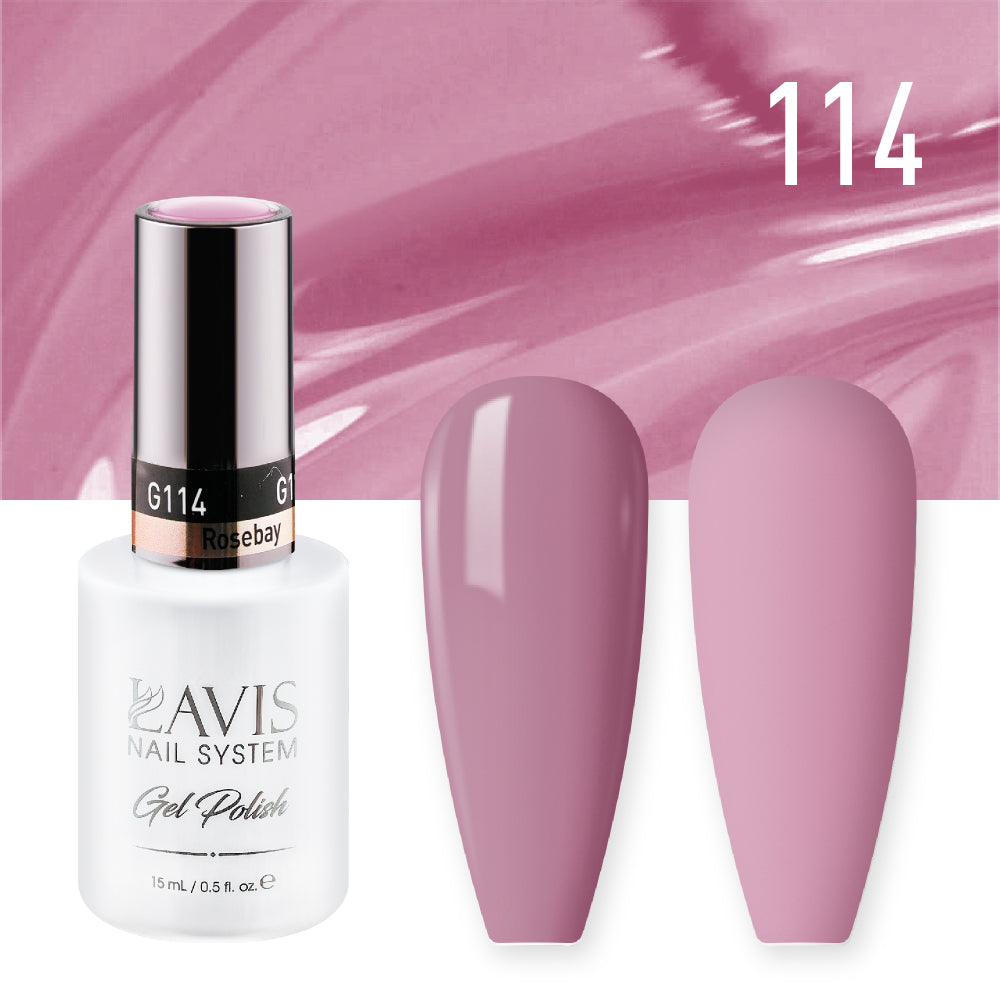 LAVIS 114 Rosebay - Nail Lacquer 0.5 oz