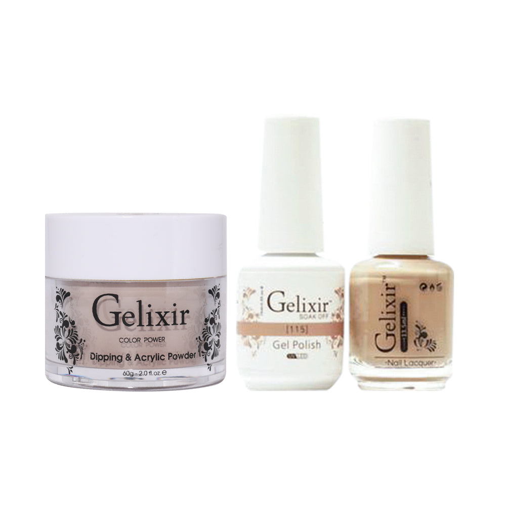 Gelixir 3 in 1 - 115 - Acrylic & Dip Powder, Gel & Lacquer