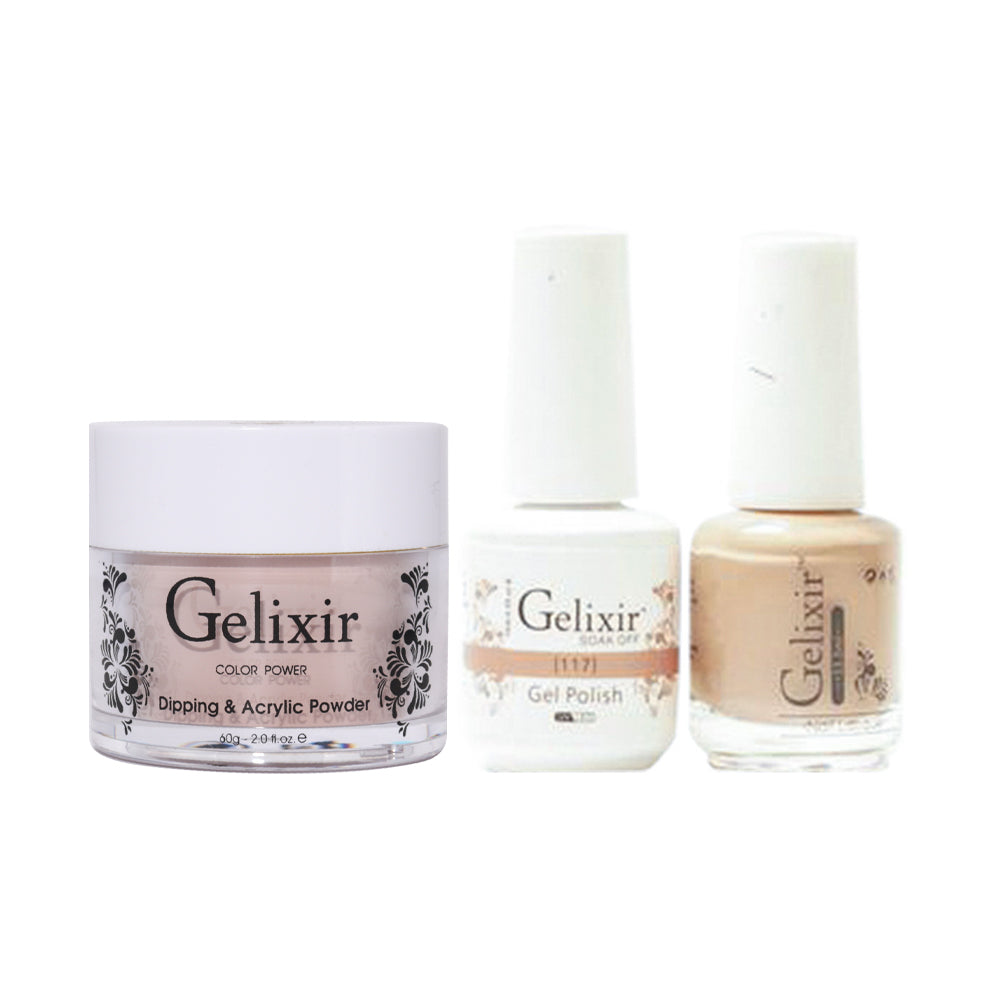 Gelixir 3 in 1 - 117 - Acrylic & Dip Powder, Gel & Lacquer
