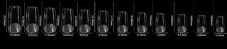 LDS - 14 Square Medium Tapered Nail Tips (Full Cover)