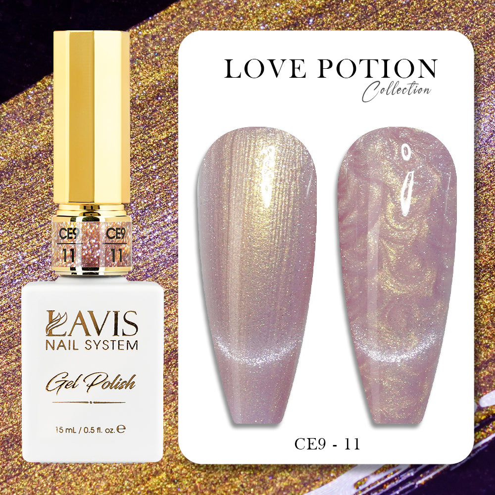 LAVIS Cat Eye CE9 - 11 - Gel Polish 0.5 oz -  LAVIS LOVE POTION COLLECTION