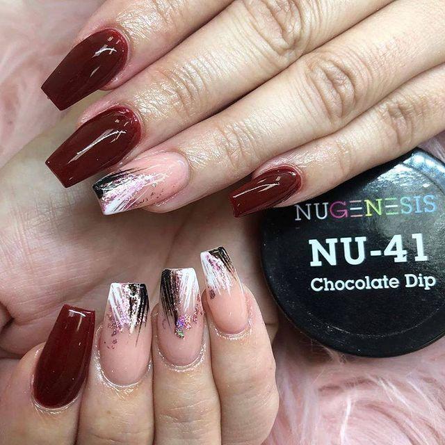 NuGenesis NUD041 Dipping Powder Color 1.5oz - NU 41 Chocolate Dip