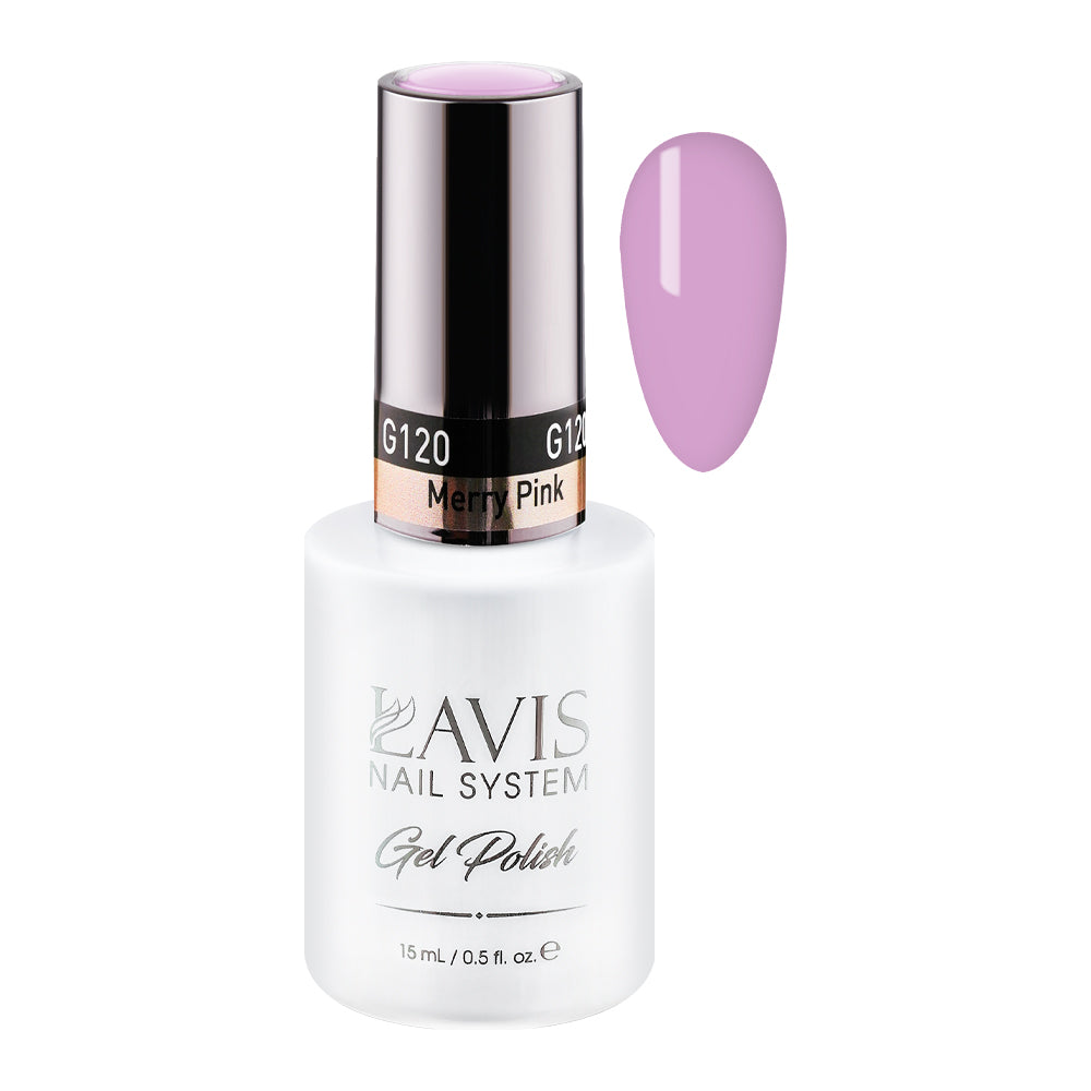 LAVIS 120 Merry Pink - Gel Polish 0.5oz