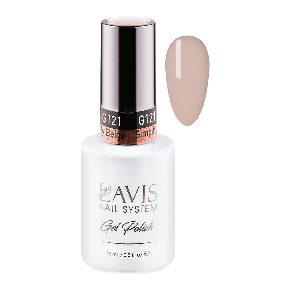 LAVIS 121 Simplify Beige - Gel Polish 0.5oz