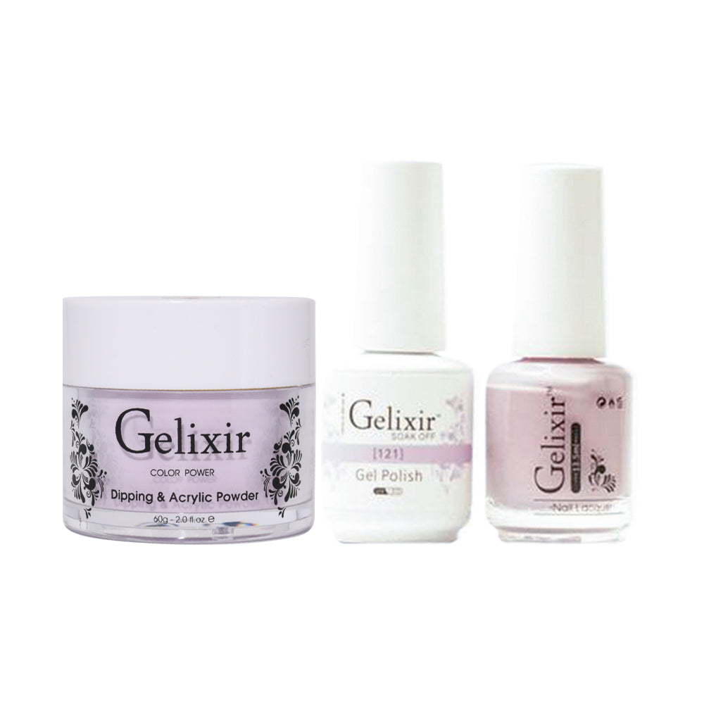 Gelixir 3 in 1 - 121 - Acrylic & Dip Powder, Gel & Lacquer