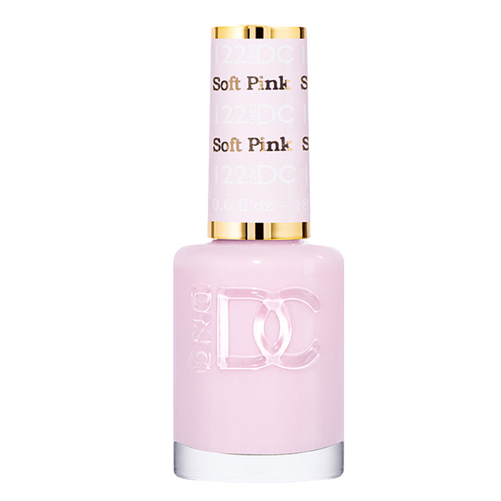 DND DC Nail Lacquer - 122 Neutral, Pink Colors - Soft Pink