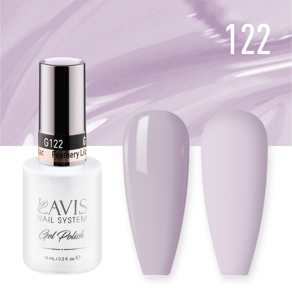 LAVIS 122 Feathery Lilac - Gel Polish 0.5oz