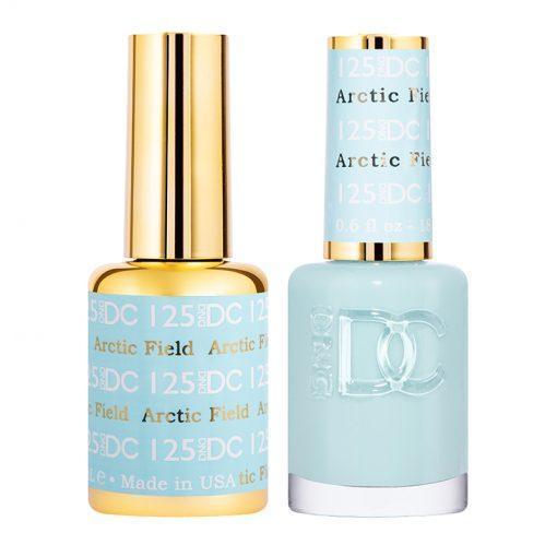 DND DC Gel Nail Polish Duo - 125 Blue, Mint Colors - Artic Field