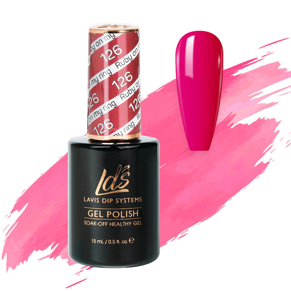 LDS 126 Ruby On My Ring - LDS Gel Polish 0.5oz