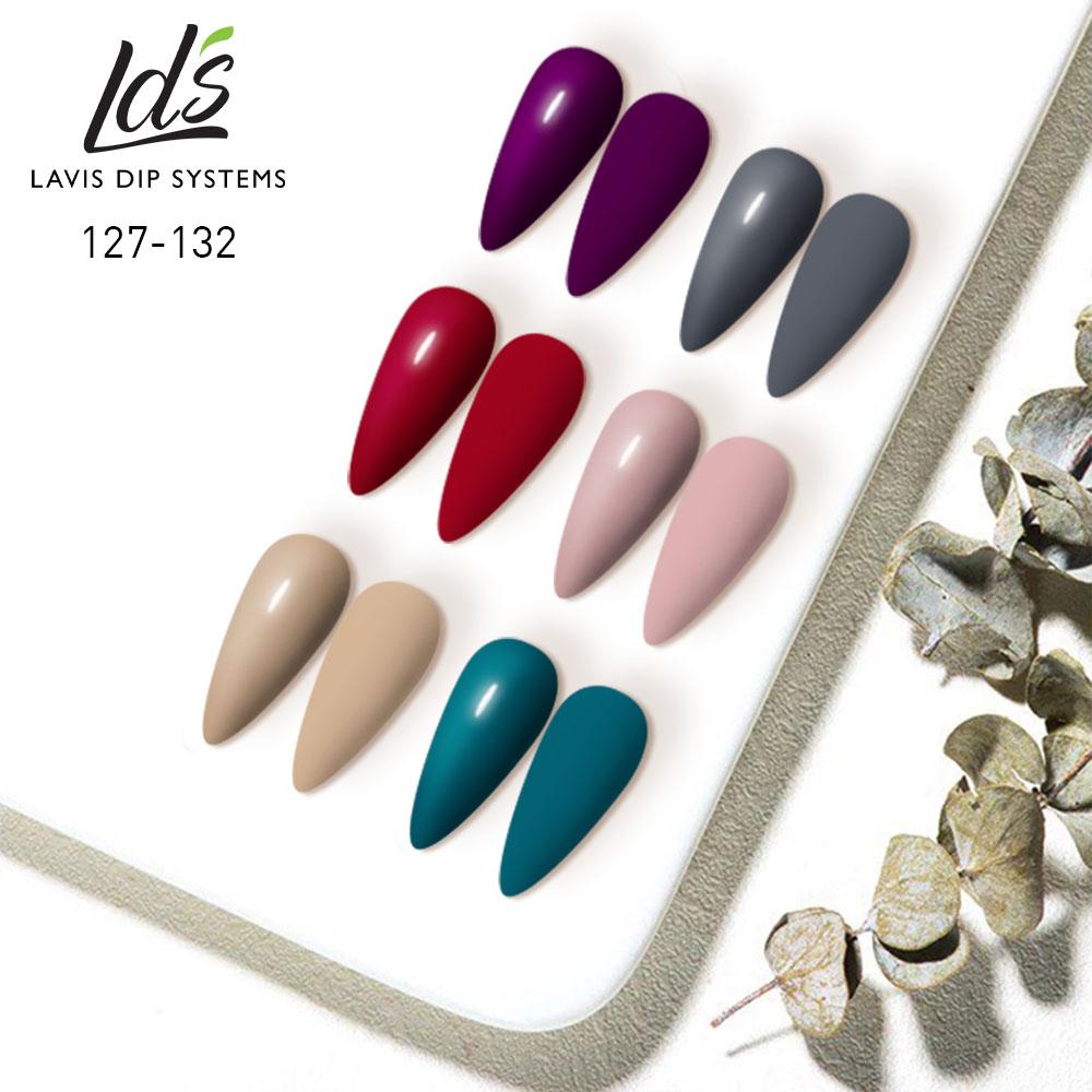 LDS Healthy Nail Lacquer  Set (6 colors): 127 to 132