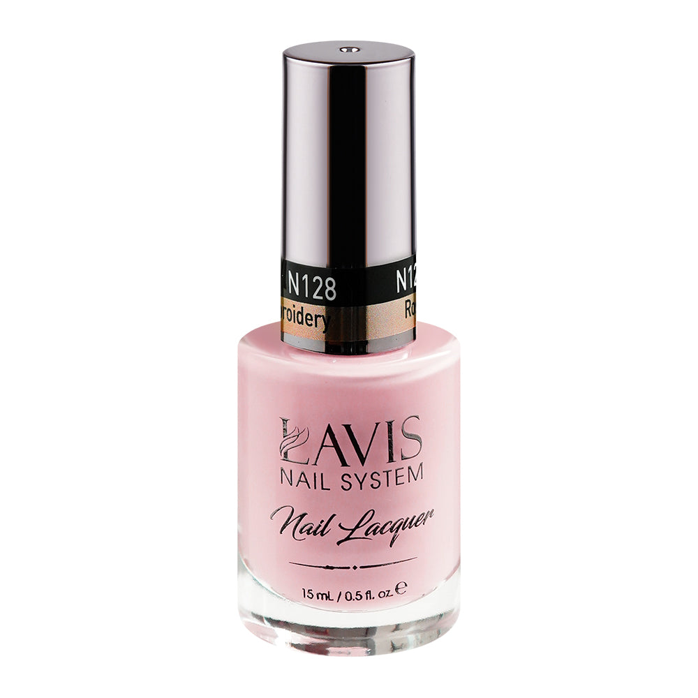 LAVIS 128 Rose Embroidery - Nail Lacquer 0.5 oz