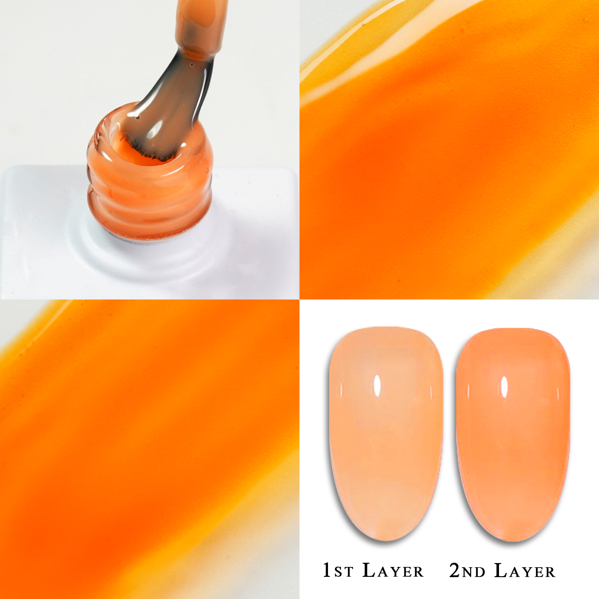 Jelly Gel Polish Colors - Lavis J02-12 - Candy Collection