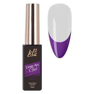 LDS - 12 - Line Art Gel Nails Polish Nail Art