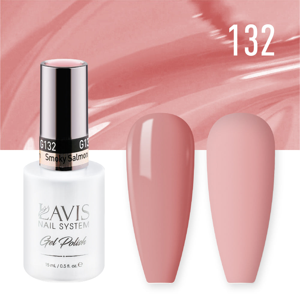 LAVIS 132 Smoky Salmon - Gel Polish 0.5oz