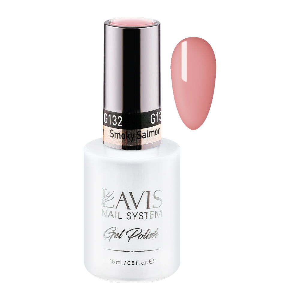 LAVIS 132 Smoky Salmon - Gel Polish 0.5oz