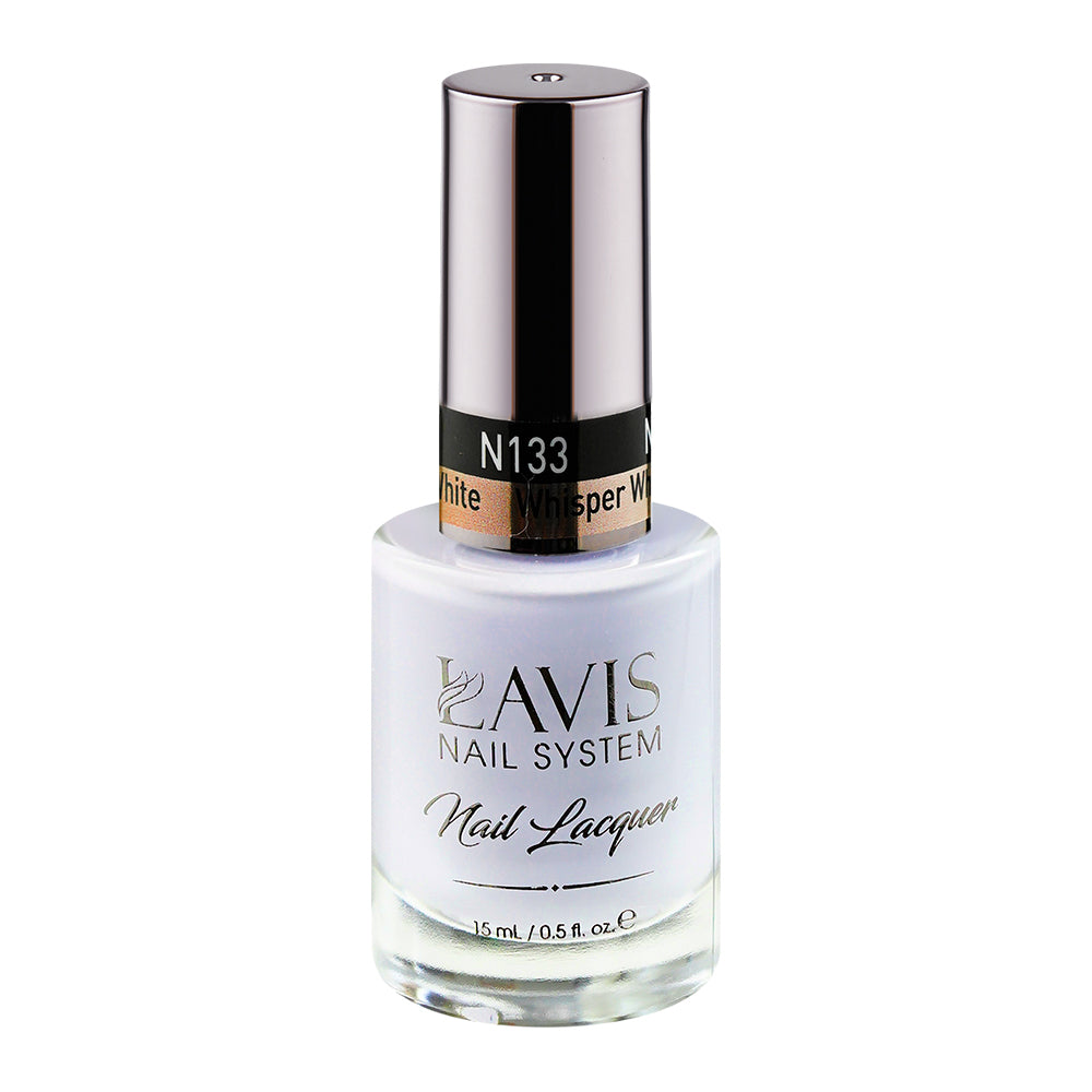 LAVIS 133 Whisper White - Nail Lacquer 0.5 oz