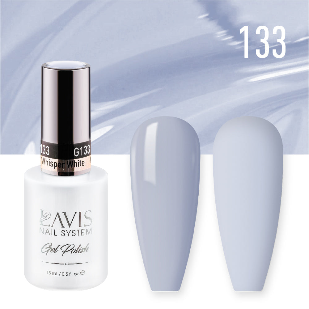 LAVIS 133 Whisper White - Nail Lacquer 0.5 oz