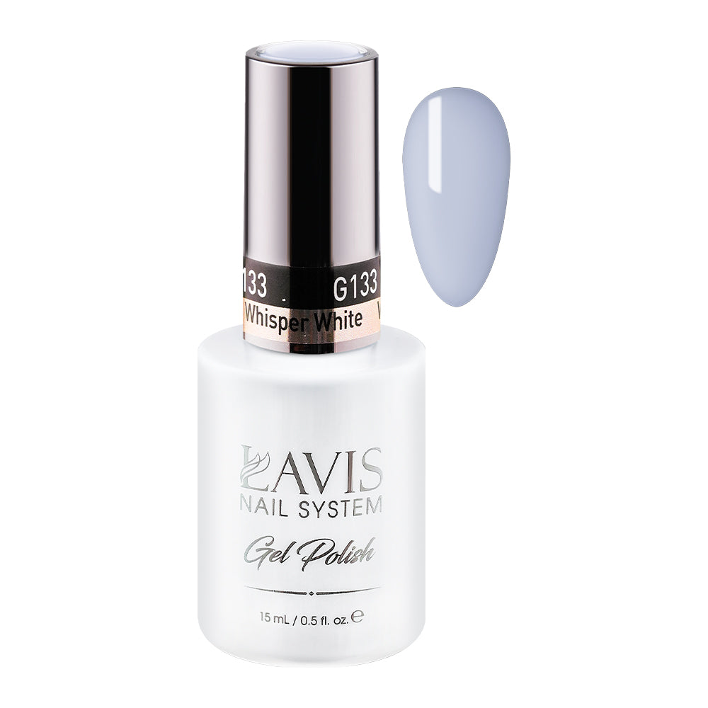 LAVIS 133 Whisper White - Gel Polish 0.5oz