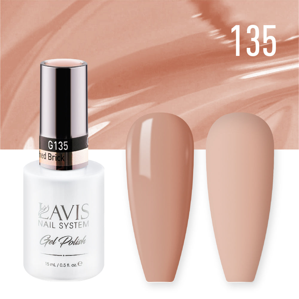 LAVIS 135 Sunwashed Brick - Gel Polish 0.5oz