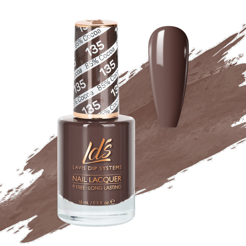 LDS 135 85% Cocoa - LDS Healthy Nail Lacquer 0.5oz