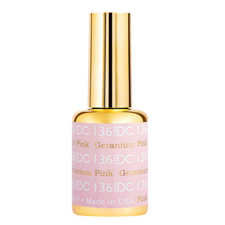 DND DC Gel Polish - 136 Geranium Pink