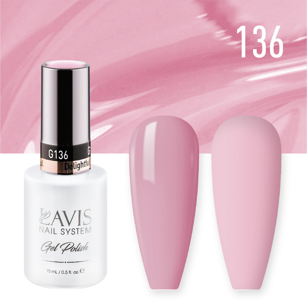 LAVIS 136 Delightful - Gel Polish 0.5oz