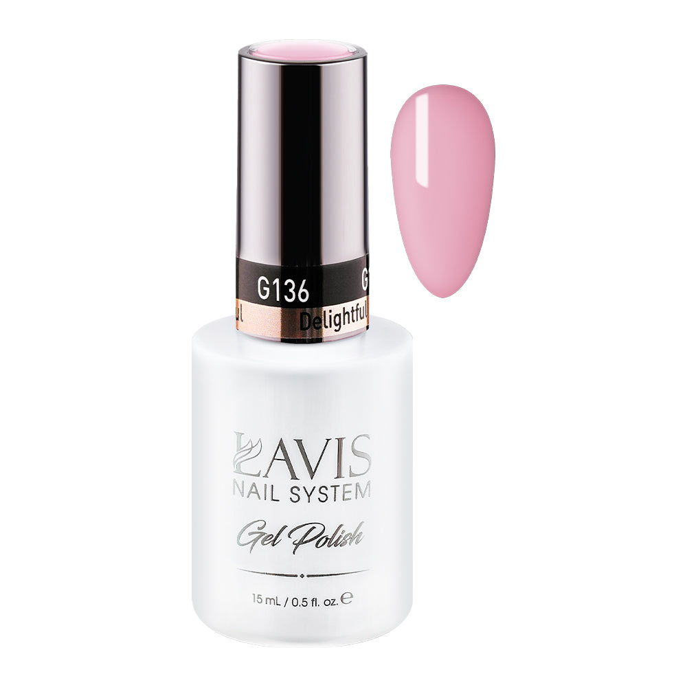 LAVIS 136 Delightful - Gel Polish 0.5oz