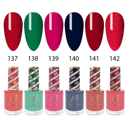 LDS Healthy Nail Lacquer  Set (6 colors) : 137 to 142