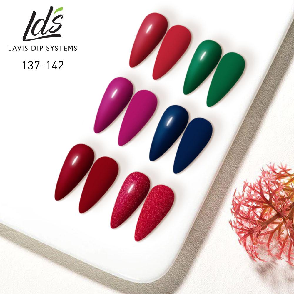 LDS Healthy Nail Lacquer  Set (6 colors): 137 to 142