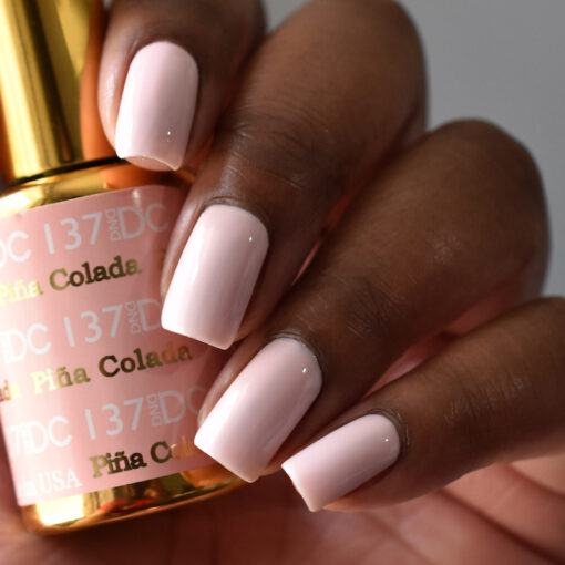 DND DC Nail Lacquer - 137 Pink, Neutral, Beige Colors - Pina Colada