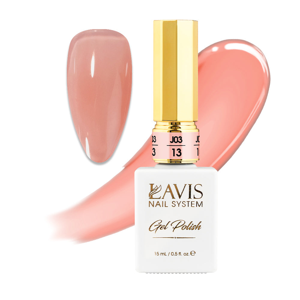 LAVIS J03 - 13 - Gel Polish 0.5oz - Bare With Me Collection