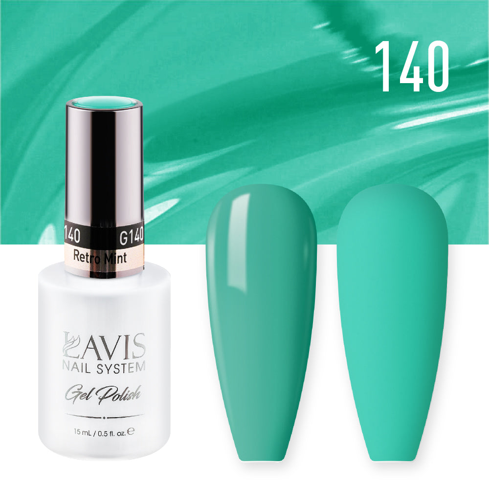 LAVIS 140 Retro Mint - Gel Polish 0.5oz