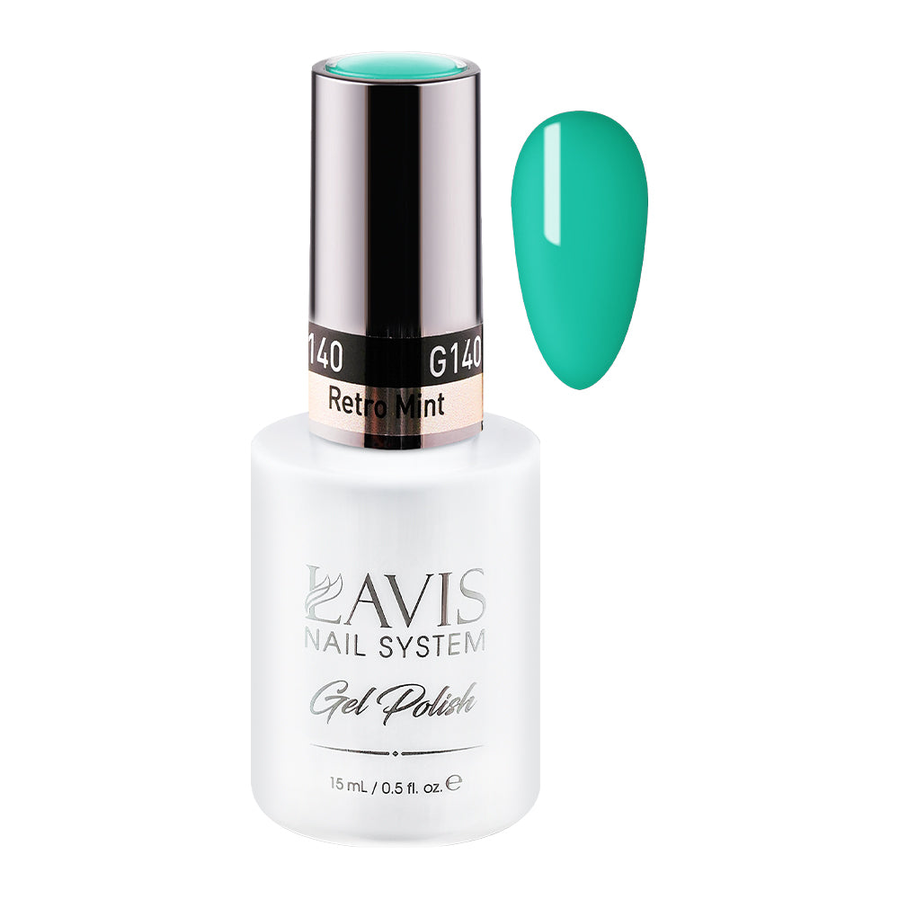 LAVIS 140 Retro Mint - Gel Polish 0.5oz