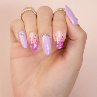 DND DC Gel Nail Polish Duo - 119 Purple Colors - Frosty Taro