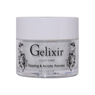  Gelixir Acrylic & Powder Dip Nails 140 - Silver Glitter Colors by Gelixir sold by DTK Nail Supply
