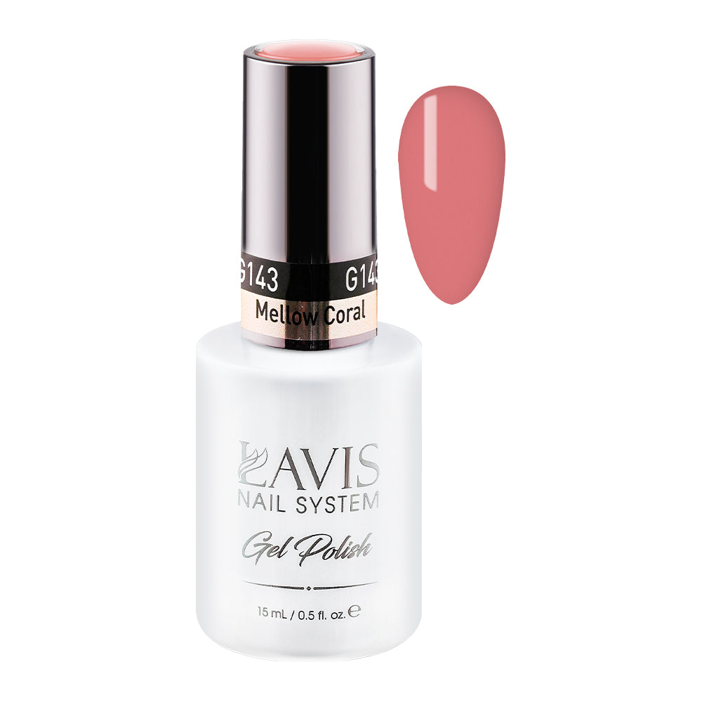 LAVIS 143 Mellow Coral - Gel Polish 0.5oz