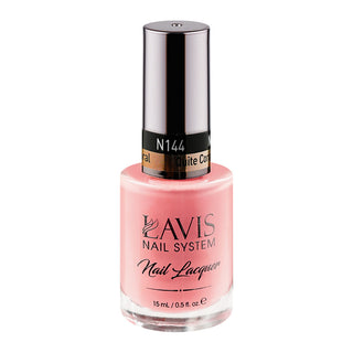 LAVIS 144 Quite Coral - Nail Lacquer 0.5 oz