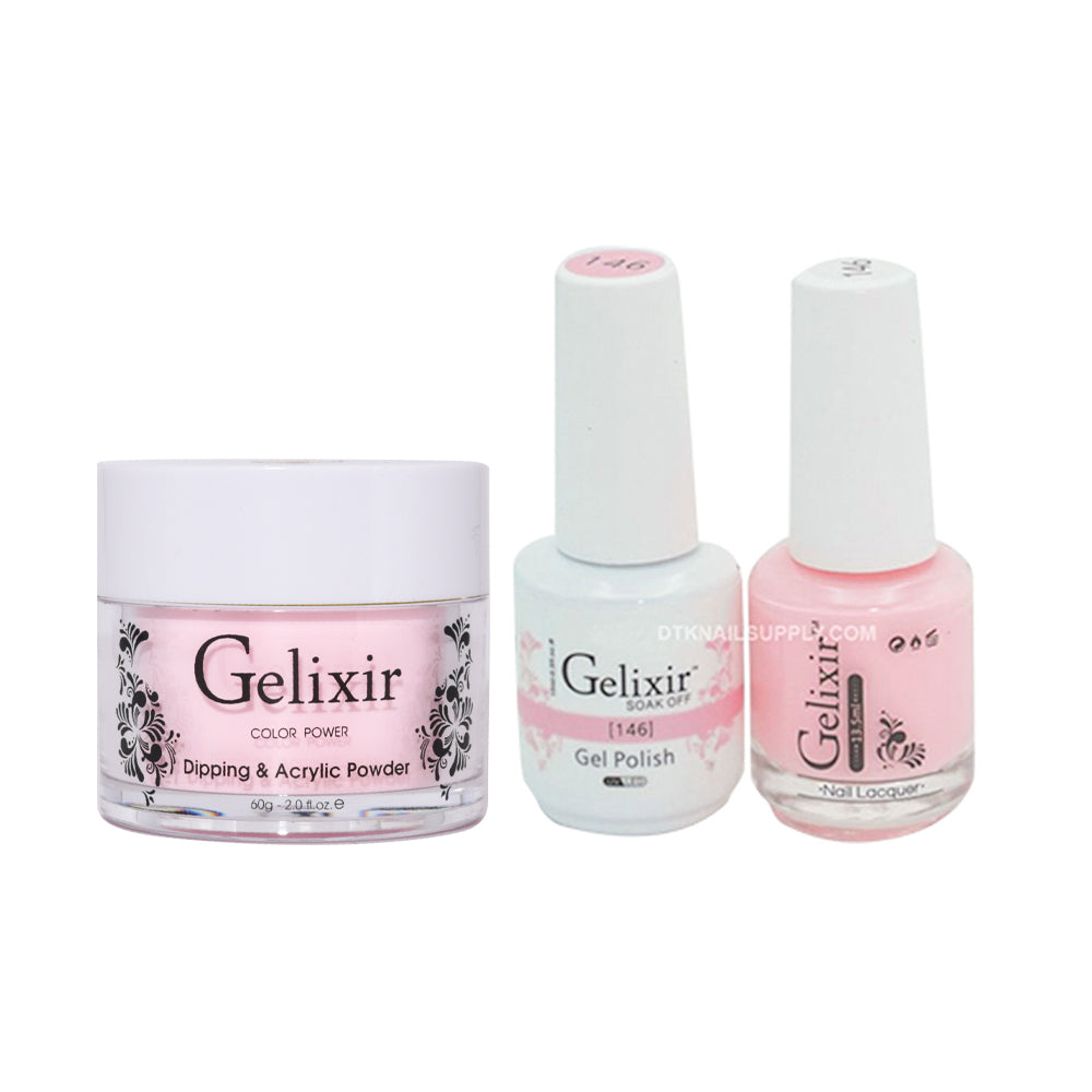 Gelixir 3 in 1 - 146 - Acrylic & Dip Powder, Gel & Lacquer