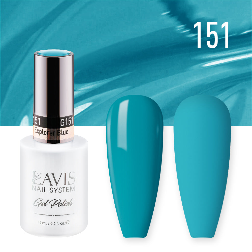 LAVIS 151 Explorer Blue - Gel Polish 0.5oz