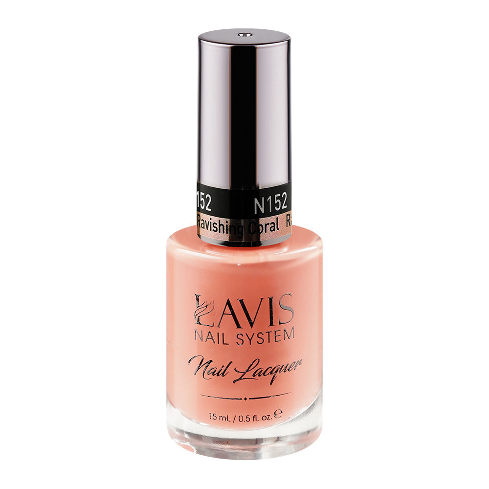 LAVIS 152 Ravishing Coral - Nail Lacquer 0.5 oz