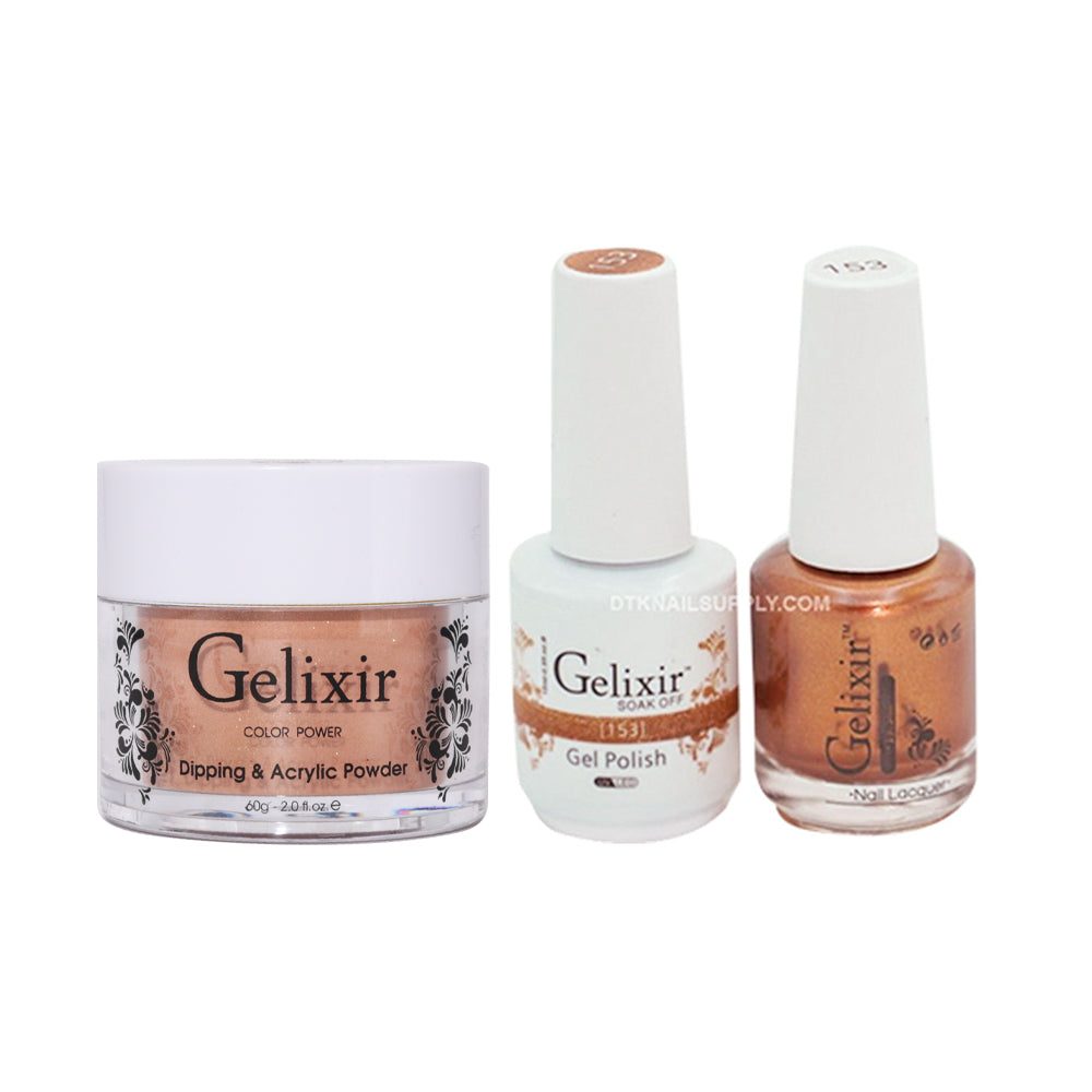 Gelixir 3 in 1 - 153 - Acrylic & Dip Powder, Gel & Lacquer