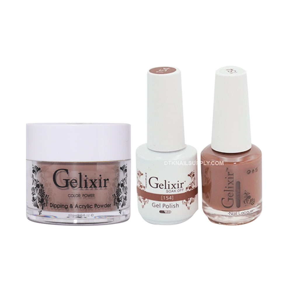 Gelixir 3 in 1 - 154 - Acrylic & Dip Powder, Gel & Lacquer