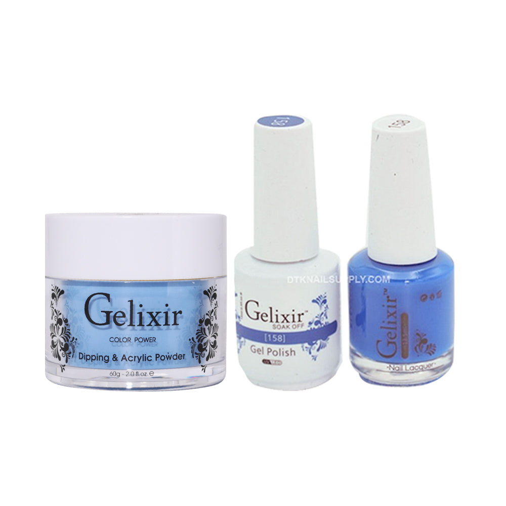 Gelixir 3 in 1 - 158 - Acrylic & Dip Powder, Gel & Lacquer