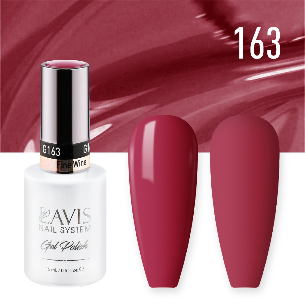 LAVIS 163 Fine Wine - Gel Polish 0.5oz